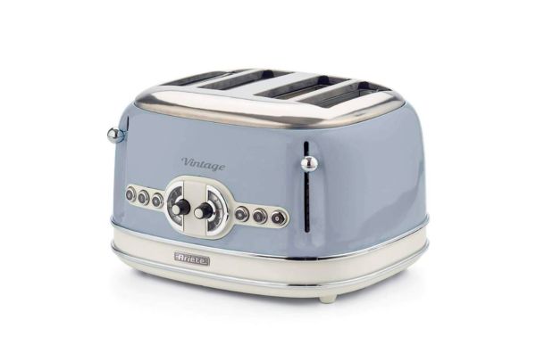 Ariete Vintage İki Hazneli Ekmek Kızartma Makinesi Mavi - Thumbnail
