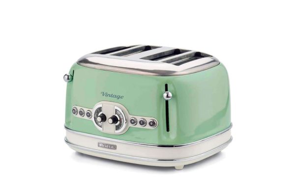 Ariete Vintage İki Hazneli Ekmek Kızartma Makinesi Yeşil - Thumbnail