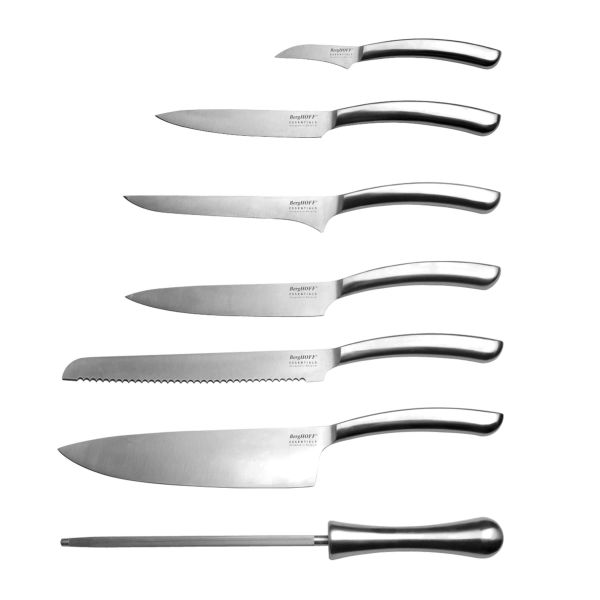 Berghoff Essentials 18/10 Paslanmaz Çelik 8 Parça Arch Serisi Bloklu Bıçak Seti - Thumbnail