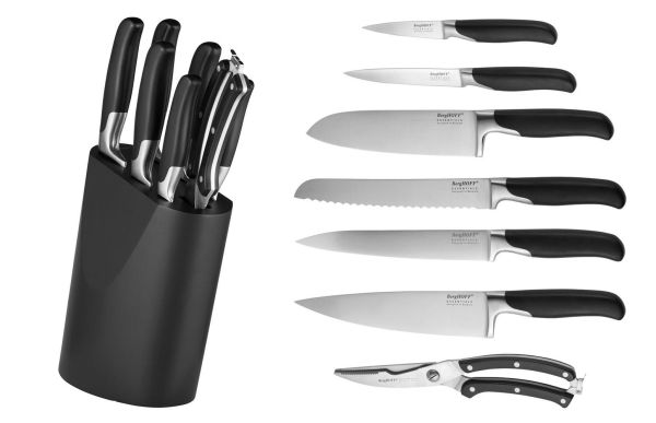 Berghoff - Berghoff Essentials 8 Parça Bloklu Bıçak Seti
