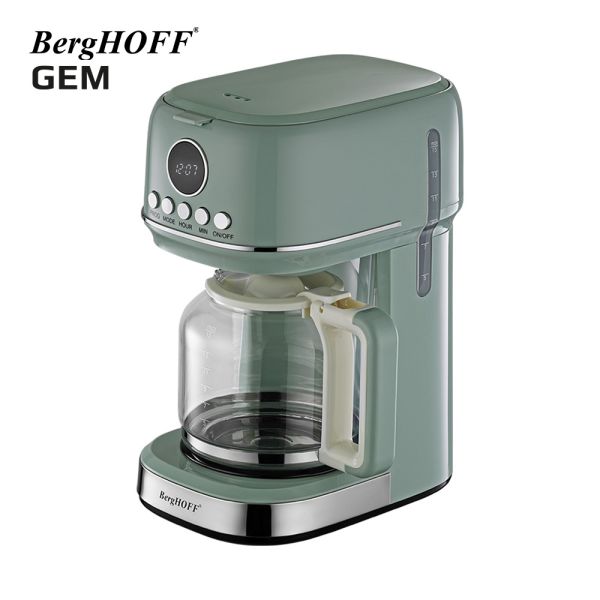 BERGHOFF - BergHOFF GEM RETRO 15 bardak Mint Yeşil Filtre Kahve Makinesi