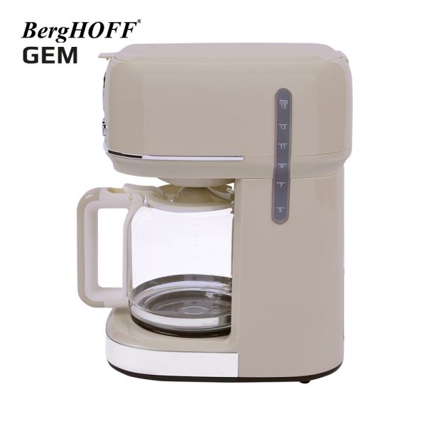 BergHOFF GEM RETRO 15 bardak Vanilya Krem Rengi Filtre Kahve Makinesi - Thumbnail
