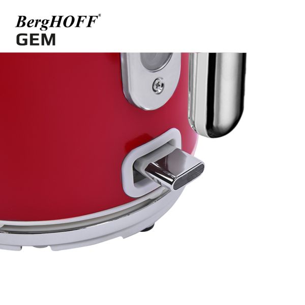 BergHOFF GEM RETRO 1.7 Litre Kırmızı Su Isıtıcısı - Thumbnail