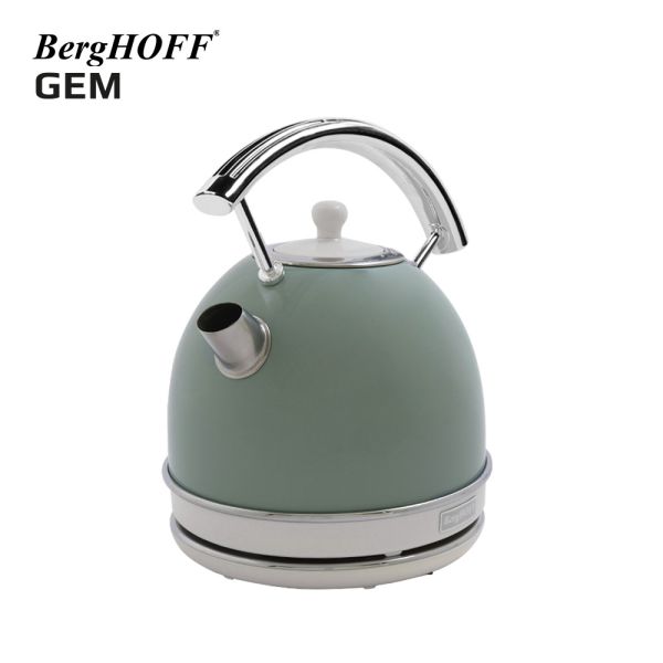 BergHOFF GEM RETRO 1.7 Litre Mint Yeşil Yuvarlak Su Isıtıcısı - Thumbnail
