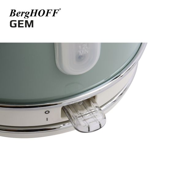 BergHOFF GEM RETRO 1.7 Litre Mint Yeşil Yuvarlak Su Isıtıcısı - Thumbnail