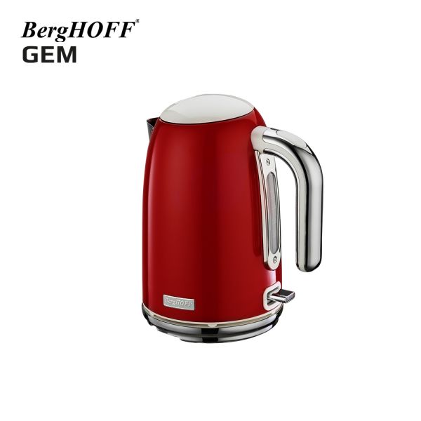 BergHOFF Gem Retro Kırmızı Kettle ve 4 lü ekmek kızartma makinesi seti - Thumbnail