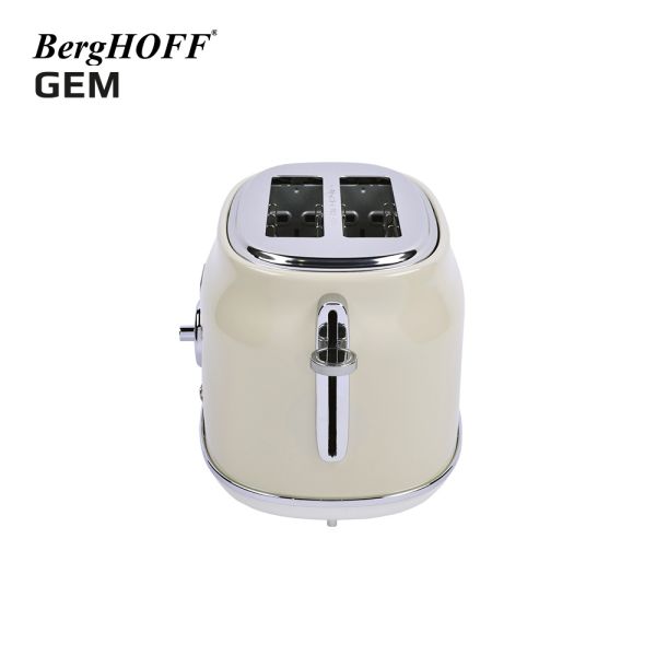 BergHOFF GEM RETRO Krem Rengi İki Dilim Ekmek Kızartma Makinesi - Thumbnail