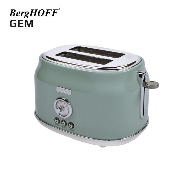 BergHOFF GEM RETRO Mint Yeşil İki Dilim Ekmek Kızartma Makinesi - Thumbnail