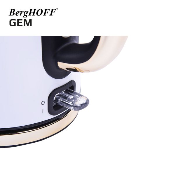 BergHOFF GEM TITAN 1.7 Litre Parlak Beyaz Gold Su Isıtıcısı - Thumbnail