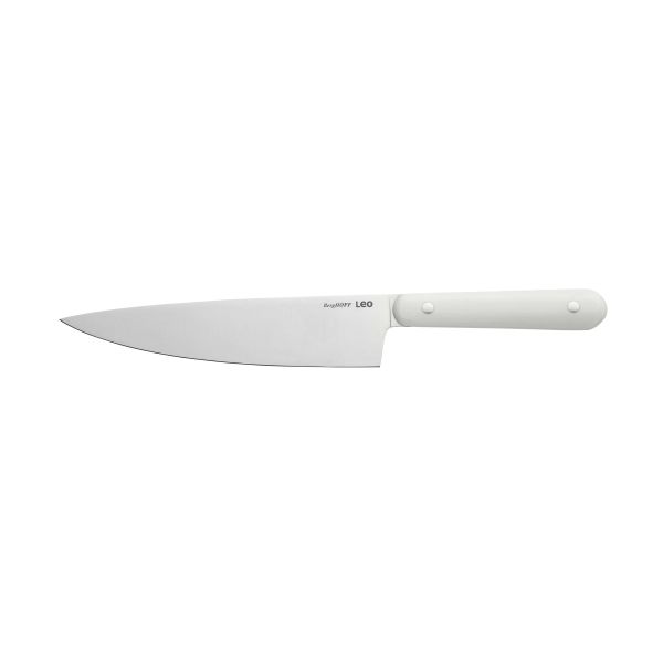 BERGHOFF - Berghoff Leo 18/10 Paslanmaz Çelik Beyaz Şef Bıçağı 20 Cm