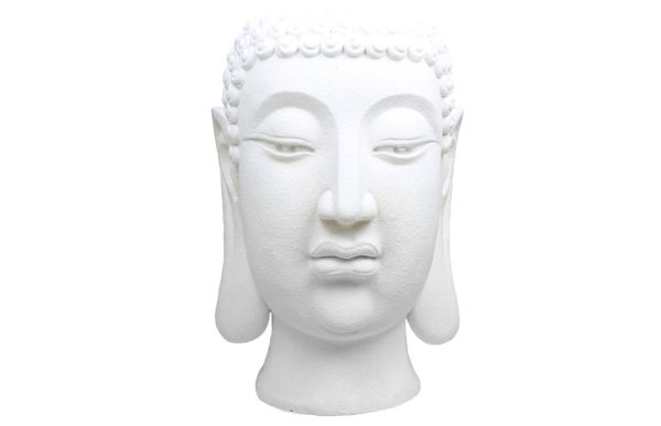 Luckyart Beyaz Büyük Budha - Thumbnail