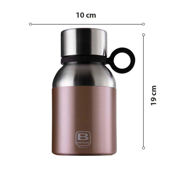 Bugatti Paslanmaz Çelik Rose Gold Yemek Termosu 500Ml - Thumbnail