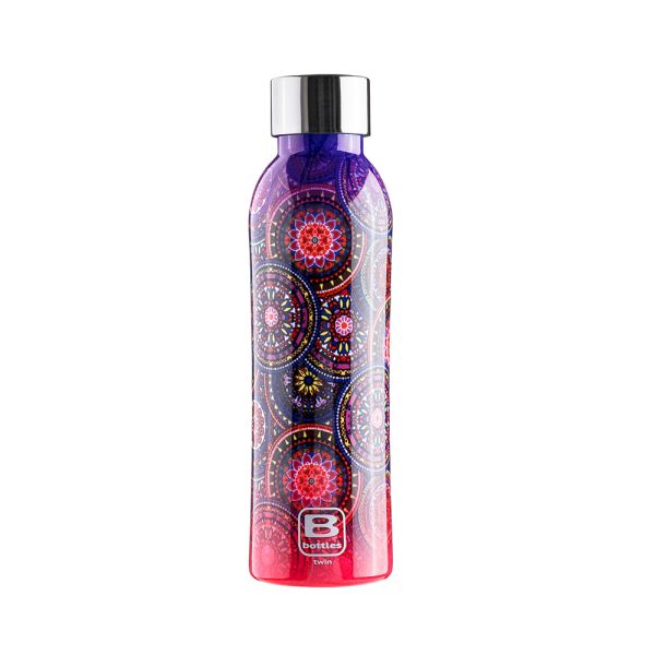 BUGATTI - Bugatti Twin Paslanmaz Çelik Mandala Desenli Termos 500Ml