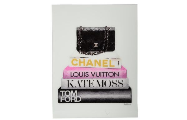 Lucky Art - Luckyart Dekoratif Chanel Cam Tablo 60x80 cm