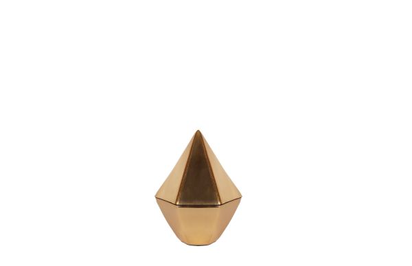 Lucky Art - Luckyart Gold Piramit Kutu 26 Cm
