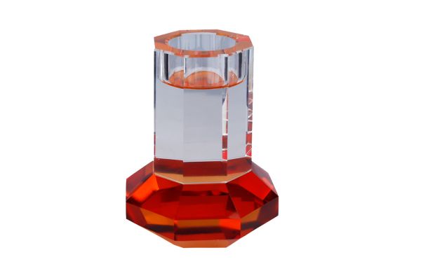 Lucky Art - Luckyart Kristal Orange Mumluk 12 Cm