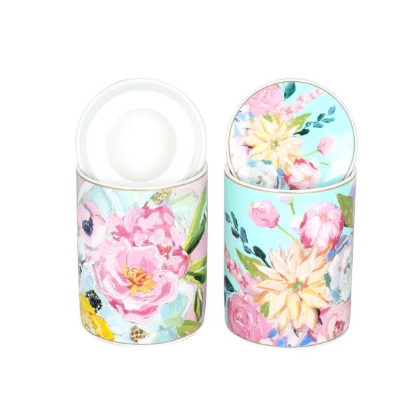 Luckyart Peony Desenli Bone China Porselen 2 li Kavanoz Seti 600 ml - Thumbnail