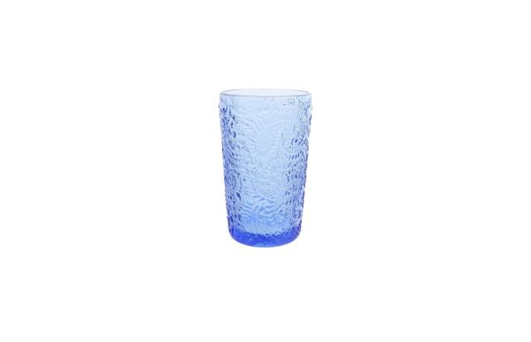 Lucky Art - Luckyart Royal Blue 6'Lı Cam Meşrubat Bardağı