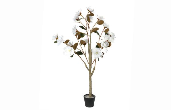 Luckyart Saksıda Beyaz Çiçek 130 Cm - Thumbnail